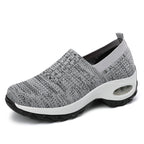 Damen Komfortable Slip-On Sportschuhe mit atmungsaktivem Obermaterial