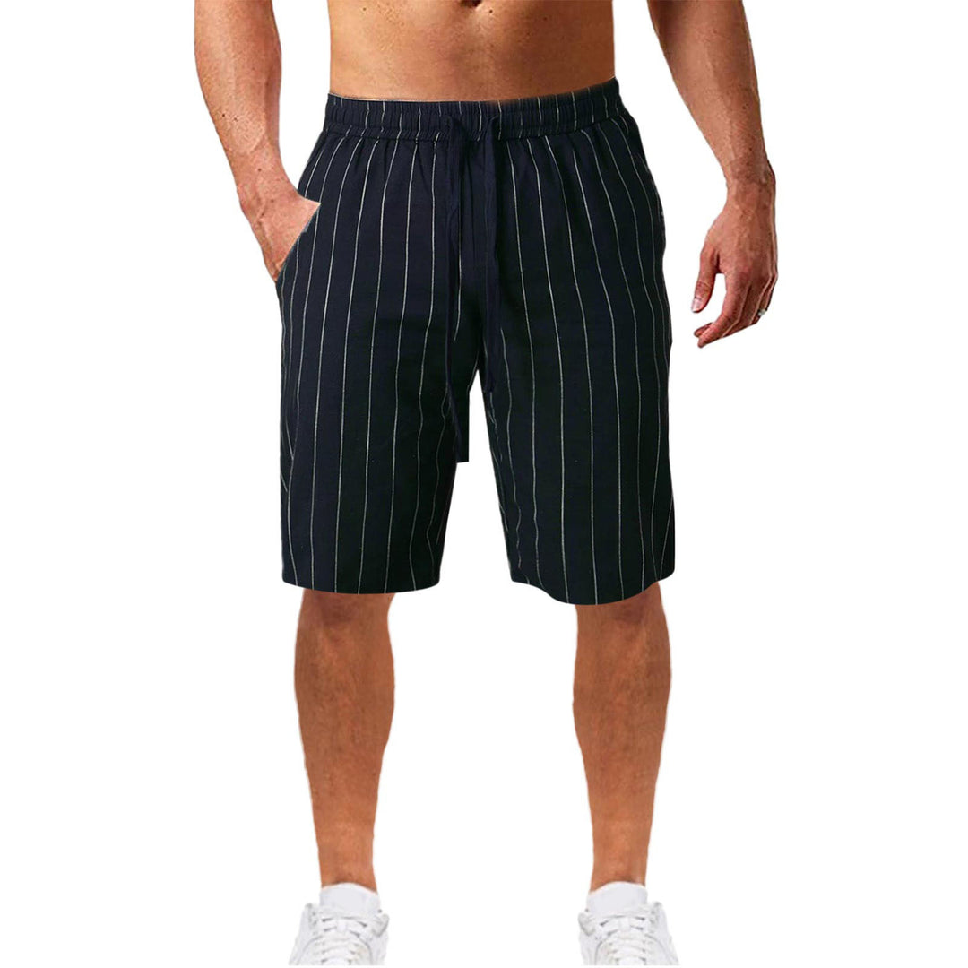 Herren komfortable Freizeithosen mit elastischem Bund und seitlichen Taschen R&B