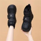 Damen Winterliche Sneaker Stiefel mit isolierendem Innenfutter und praktischem Klettverschluss R&B