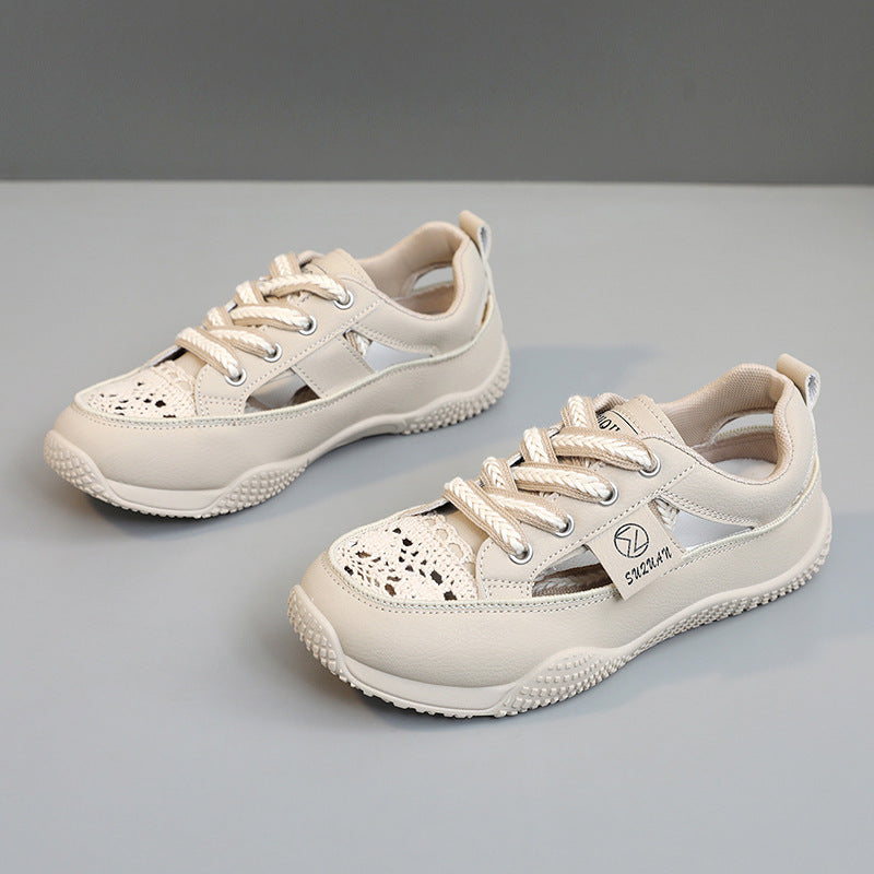 Damen Atmungsaktive Freizeitschuhe mit floralem Netzdesign R&B