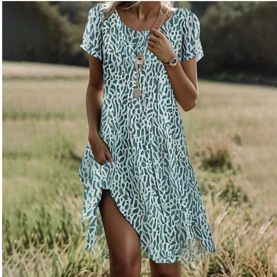 Damen Freizeitkleid mit floralem Design R&B