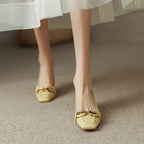 Damen Ballerinas mit elegantem Kettenakzent R&B
