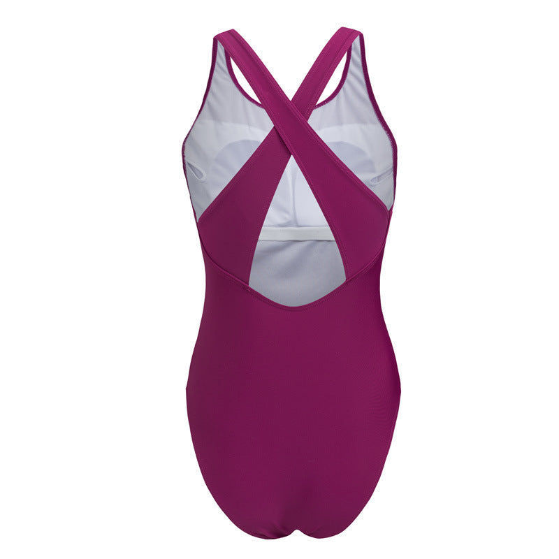Damen Sportlicher Einteiler-Badeanzug R&B