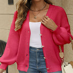 Damen Luftiger Strickcardigan