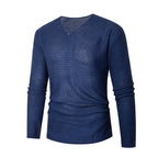 Herren modisches V-Ausschnitt-Strickpullover aus atmungsaktivem Material R&B