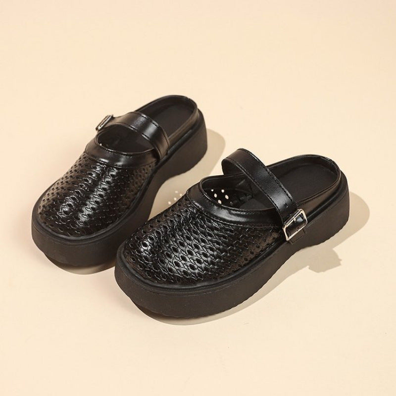 Damen Atmungsaktive Clogs mit verstellbarem Riemen R&B