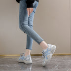 Damen Sportliche Sneakers mit atmungsaktiver Mesh-Oberfläche und dämpfendem Profil R&B