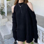 Damen Oversized Strickpullover