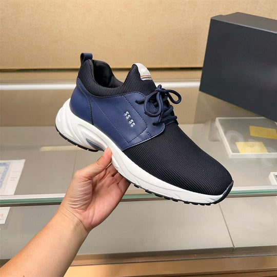 Damen Sportliche Sneakers mit atmungsaktiver Oberflächenstruktur und rutschfester Sohle R&B