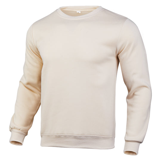 Herren Komfortabler Rundhals-Pullover aus hochwertigem Baumwollmix R&B