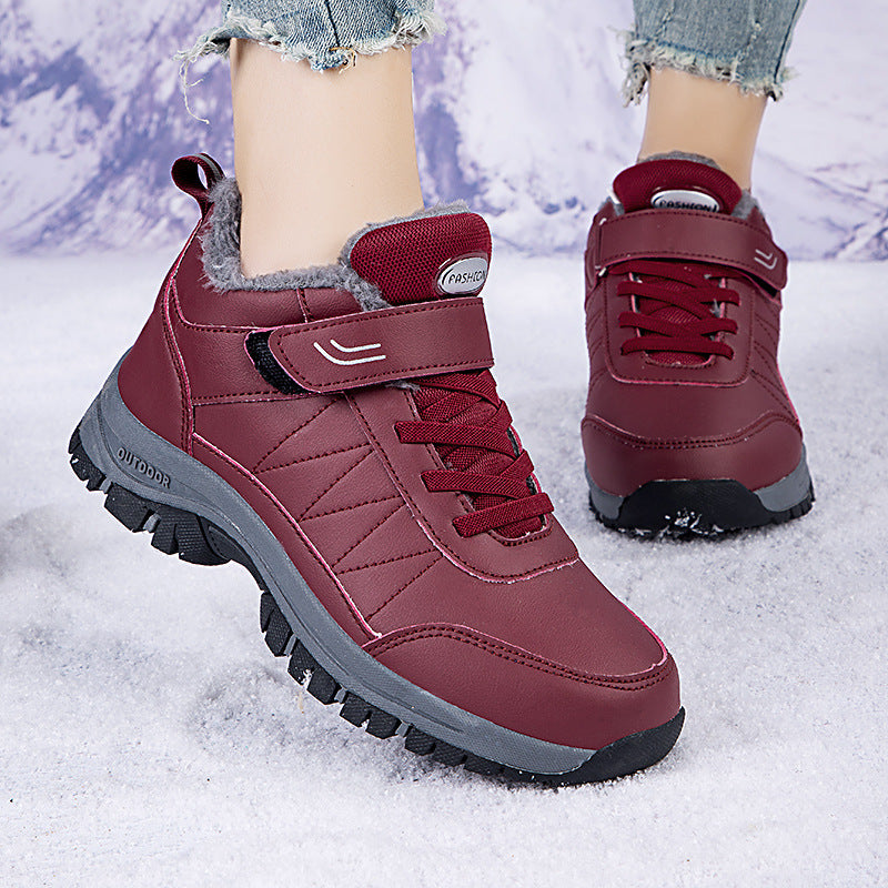 Damen Wetterfeste Outdoor-Sneakers mit isolierendem Innenfutter und rutschfester Sohle