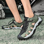 Damen Sportliche Outdoor-Sandalen mit verstellbarem Schnellschnürsystem und rutschfester Sohle R&B