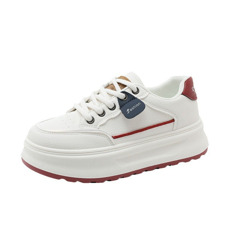 Damen modische Chunky Sneaker mit hochgezogenem Sohlenprofil und atmungsaktiver Obermaterialstruktur R&B