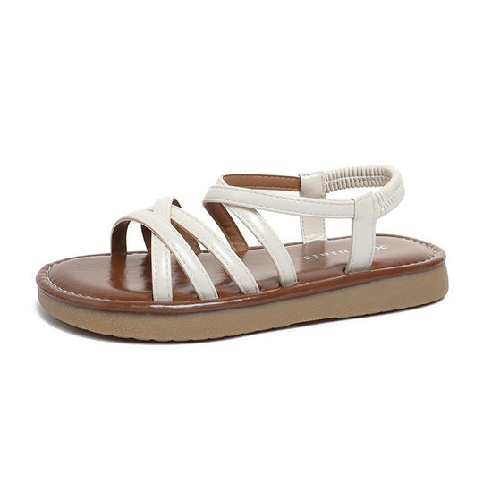 Damen bequeme Sommerschuhe mit verstellbarem Riemen R&B