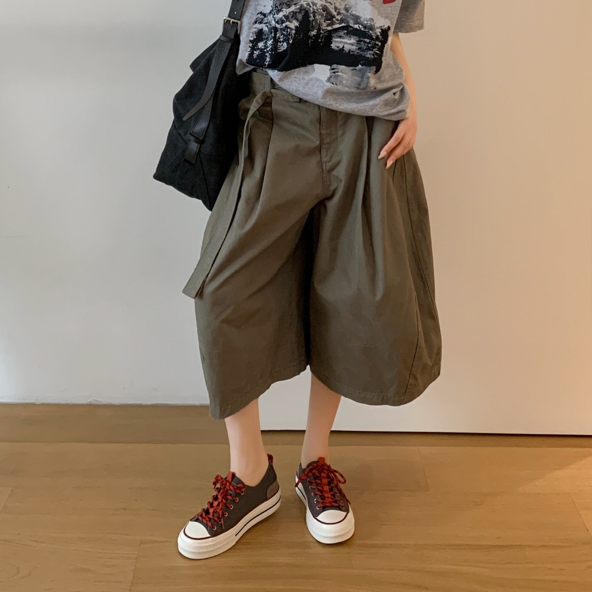 Damen Modische Sneaker mit atmungsaktiver Canvas-Oberfläche und robustem Sohlenprofil