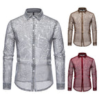 Herren Mesh-Hemd aus hochwertigem Material mit innovativem Design