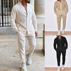 Herren Leinenanzug mit modernem Schnitt und lässigem Look