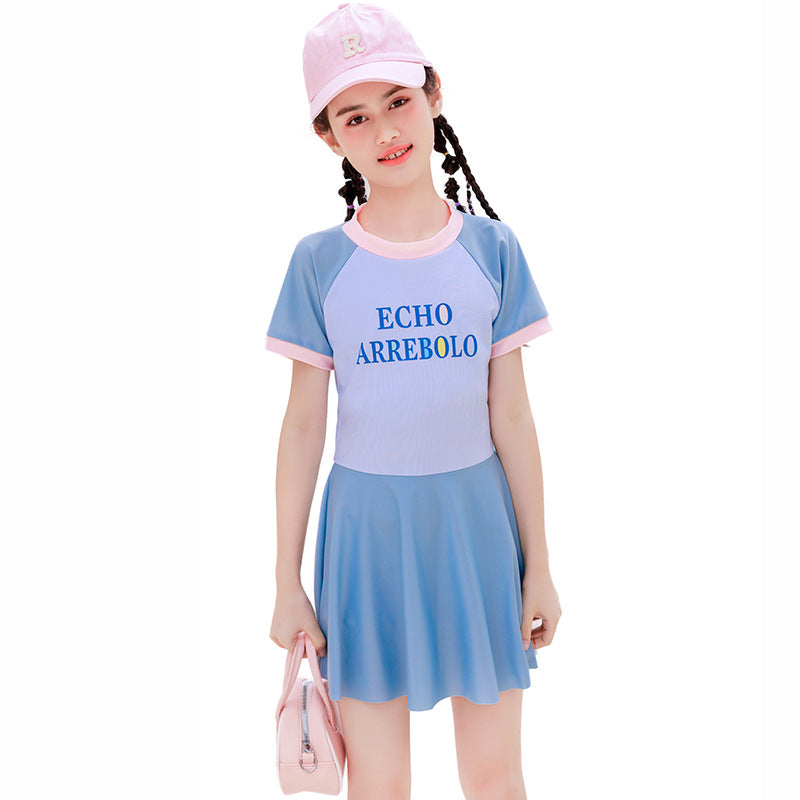 Mädchen sportliches Schwimmdress R&B