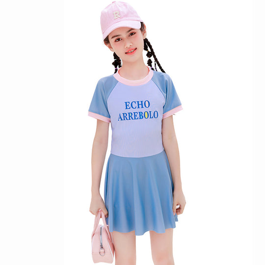 Mädchen sportliches Schwimmdress R&B