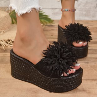 Damen Espadrilles mit modischem Blumendesign R&B