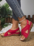 Damen Komfortable Sandalen mit ergonomischem Fußbett und atmungsaktivem Obermaterial R&B