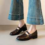 Damen Mary Jane Schuhe mit modischem Riemchen R&B