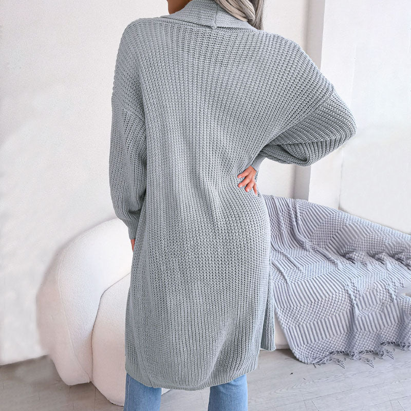 R&B | Einfarbige Strickjacke für Elegante Outfits