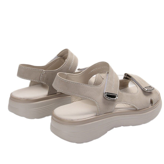 Damen komfortable Sandalen mit verstellbaren Riemen R&B