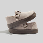 Damen Bequeme Slipper mit modischer Schnalle