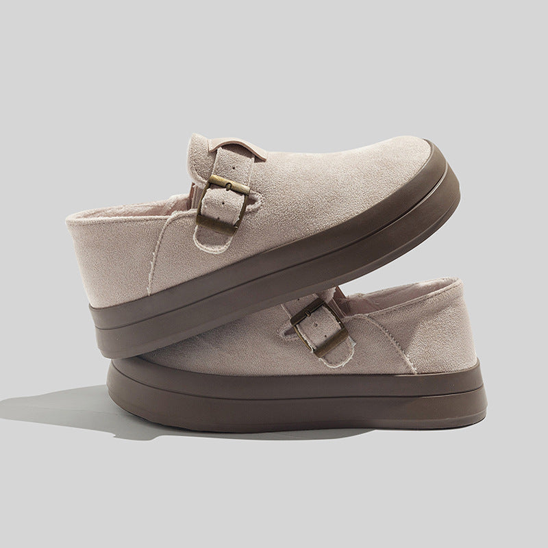 Damen Bequeme Slipper mit modischer Schnalle