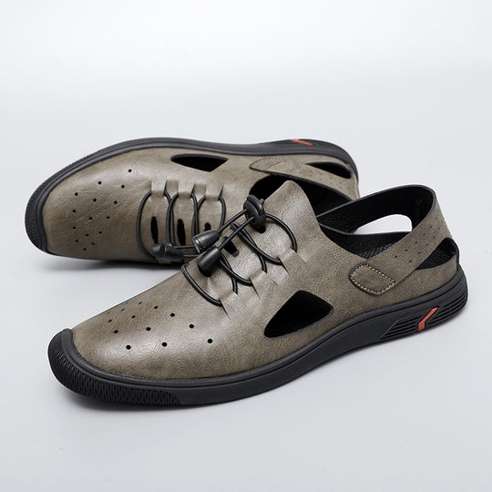 Damen Atmungsaktive Freizeit-Sandalen mit elastischem Schnellschnürsystem R&B