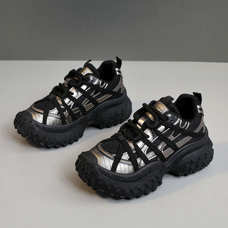 Damen Sportliche Outdoor Sneakers mit atmungsaktiver Mesh-Konstruktion und stabiler Profilsohle R&B