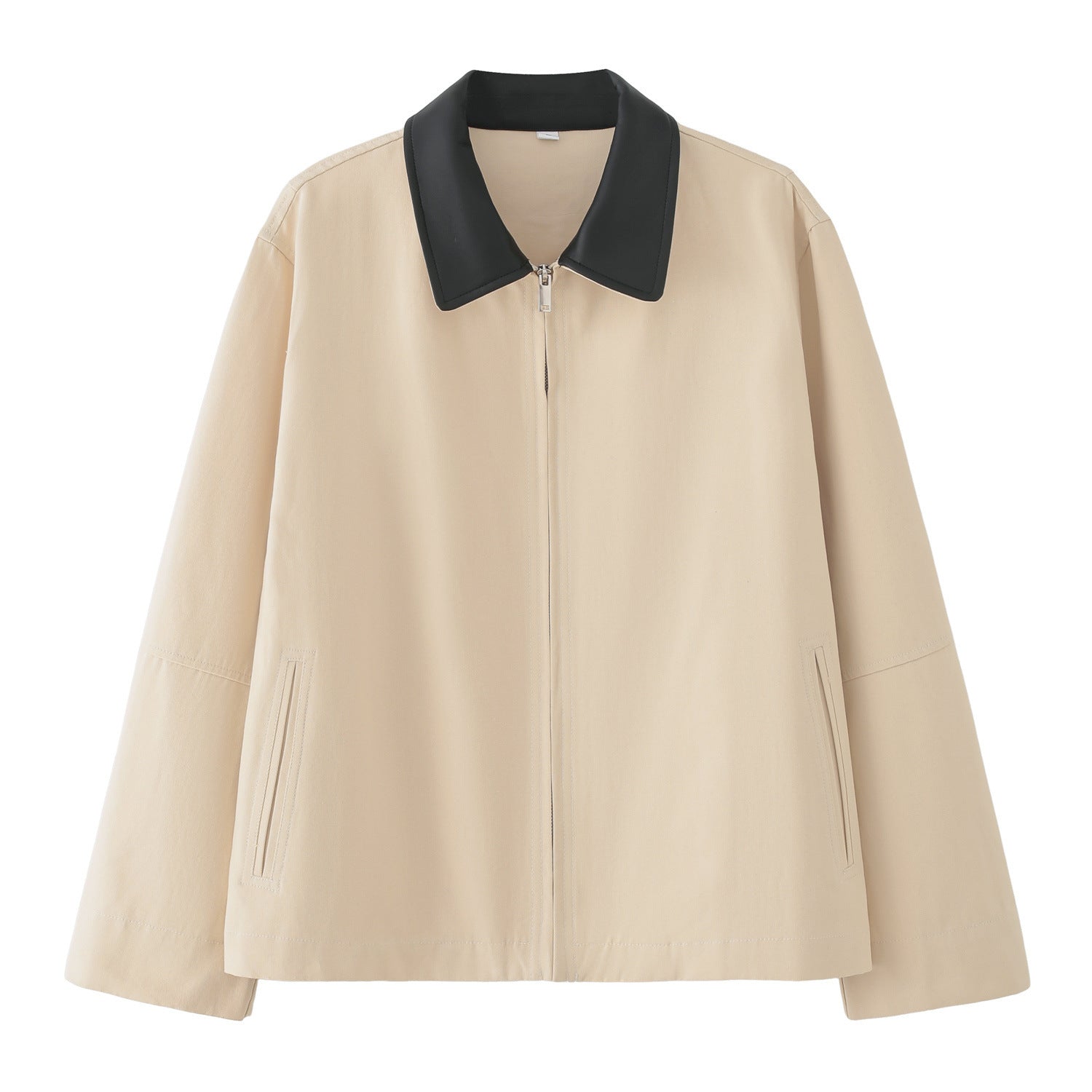 Damen lässige Übergangsjacke mit modernem Stehkragen und praktischen Taschen