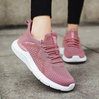Damen Atmungsaktive Sneaker mit Mesh-Obermaterial R&B