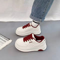 Damen Sneakers mit dicker, bequemer Sohle und stilvollen Schnürdetails R&B