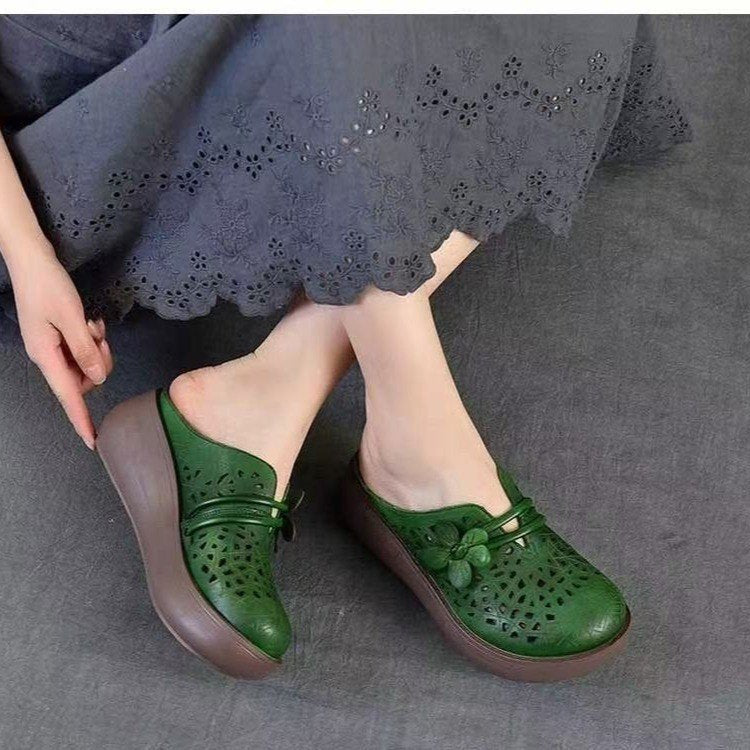 Damen Bequeme Clogs mit modischem Blüten-Detail R&B