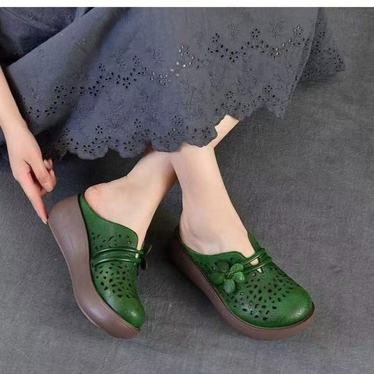 Damen Bequeme Clogs mit modischem Blüten-Detail R&B
