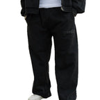Herren bequeme Freizeithose mit seitlichen Eingrifftaschen und elastischem Bund R&B