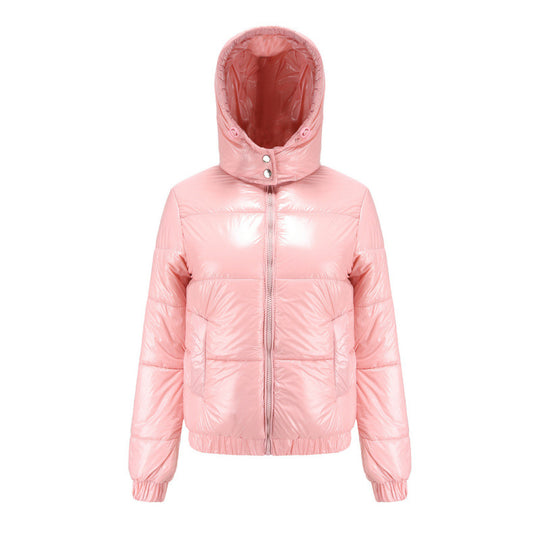 Damen glänzende Winterjacke R&B