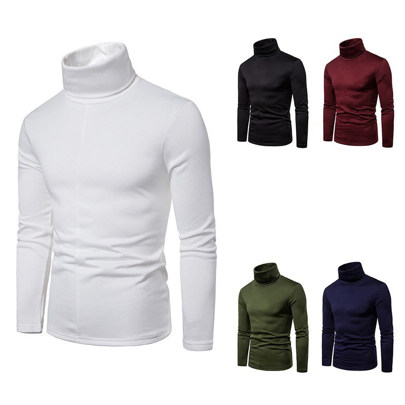 Herren Rollkragenpullover aus weichem Strickmaterial R&B