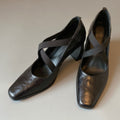 Damen elegante Slingback-Pumps mit modischem Riemendesign und komfortablem Blockabsatz R&B
