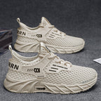 Damen atmungsaktive Sport Sneakers mit innovativer Sohlenstruktur