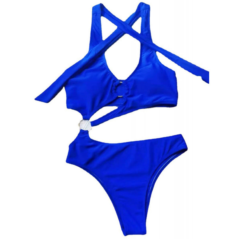 Damen Designer-Badeanzug mit einzigartigem Schnitt R&B
