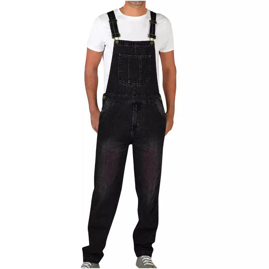 Herren Lässige Latzhose R&B