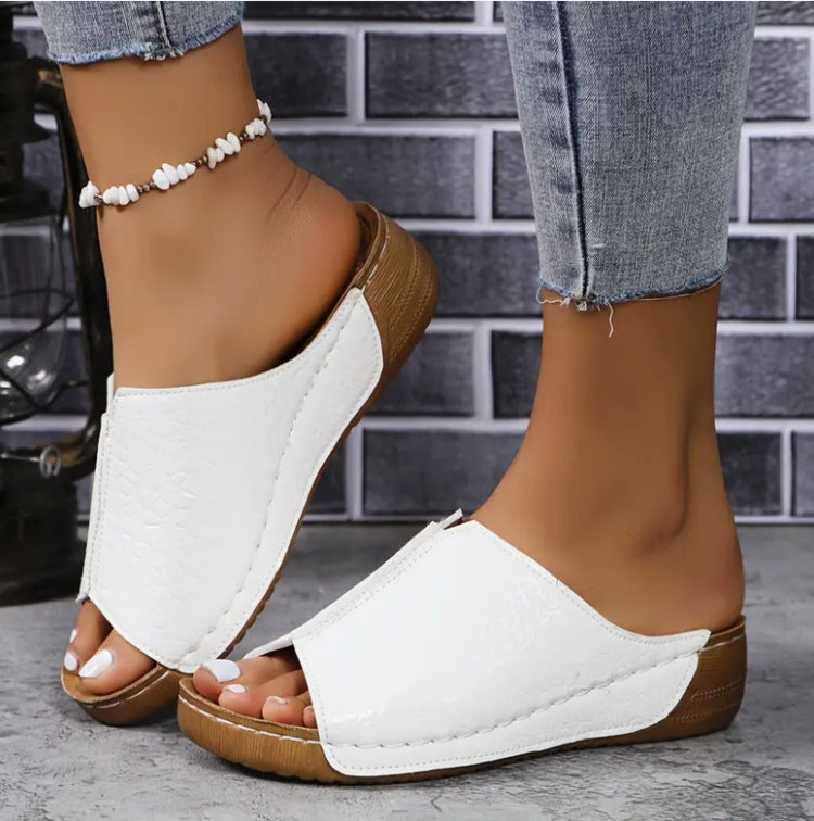 Damen Komfortable Clogs mit Glitzer-Design und anatomischem Fußbett R&B