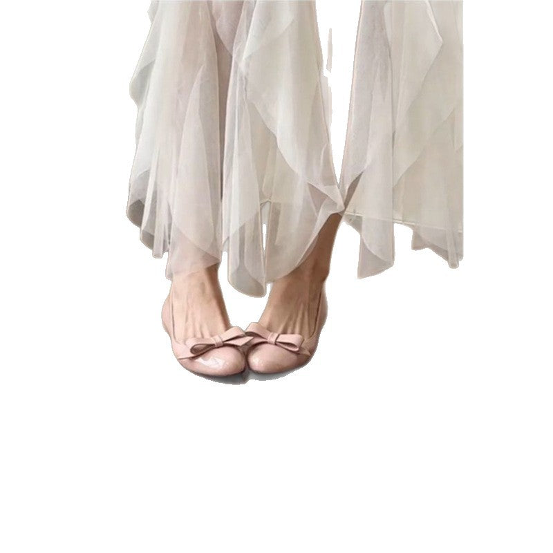 Damen Ballerinas mit dekorativer Schleifenapplikation R&B