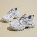 Damen sportliche Sneakers mit innovativem Sohlenprofil und atmungsaktiver Mesh-Konstruktion R&B