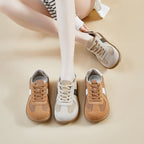 Damen Sneakers mit weichem Suede-Obermaterial und atmungsaktiver Sohle R&B