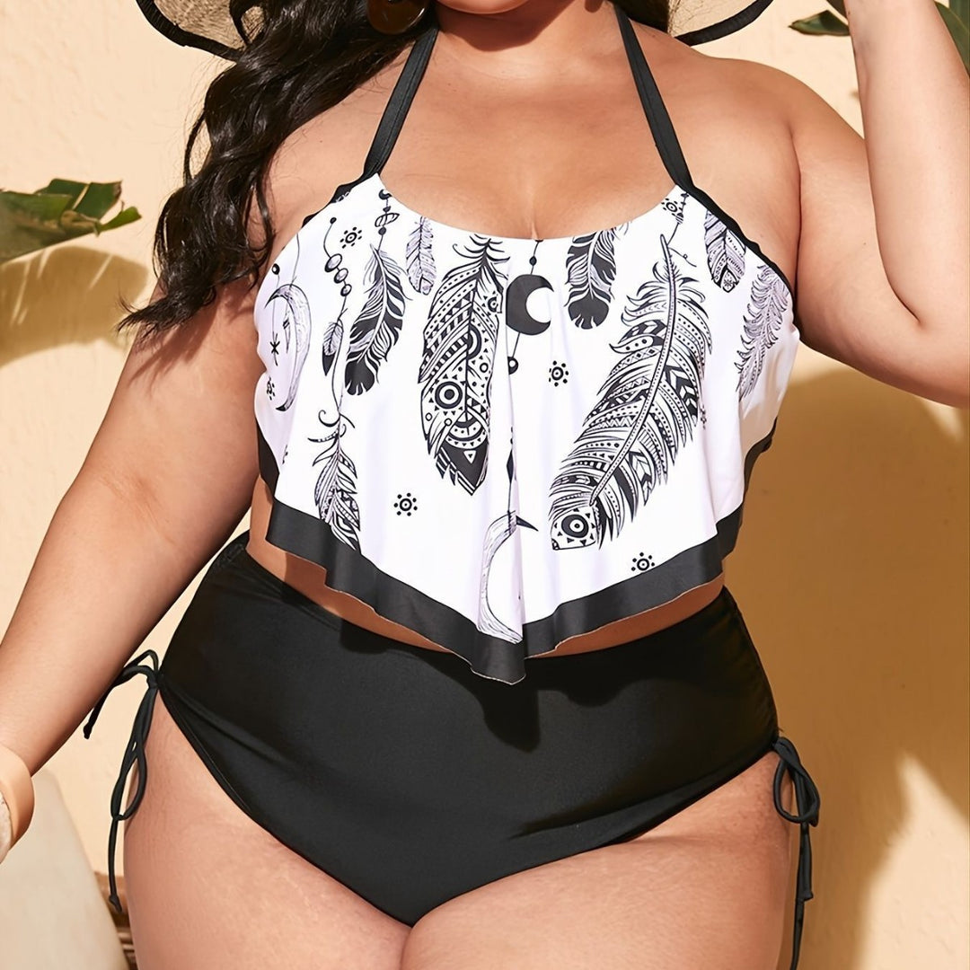 Damen Küstentaugliches Strandtop mit lässigem Schnitt R&B