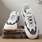 Damen modische Sneakers mit verstärktem Fersenbereich und atmungsaktiver Oberflächenstruktur R&B